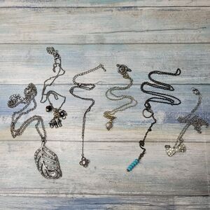 Six Fashion Necklaces.